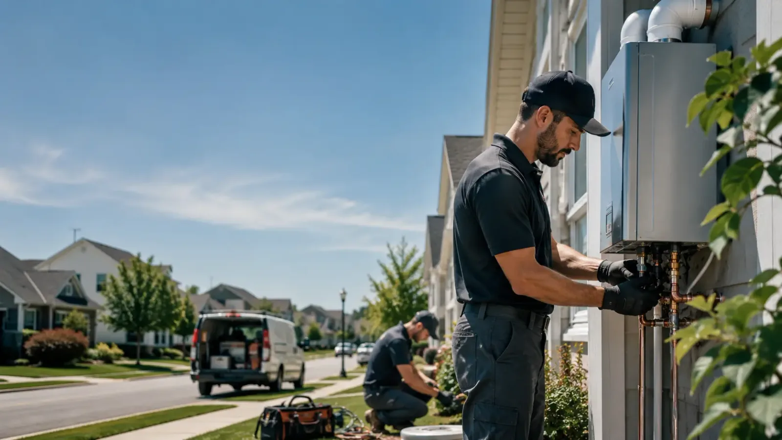 Tankless Water Heater Installation in Nazareth, TX